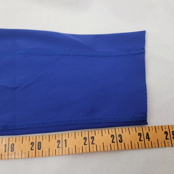 LULULEMON Womens 6 Fast & Free 7/8 Tight II Nulux BLUE Non Reflective *READ* - Picture 15 of 16